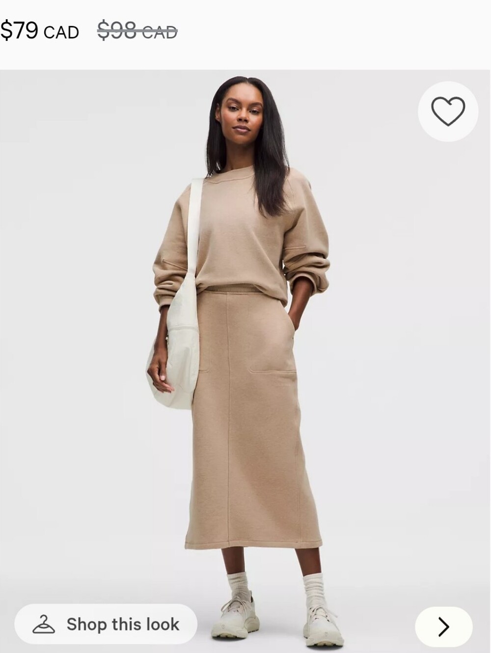 Loungeful High-Rise Midi Skirt